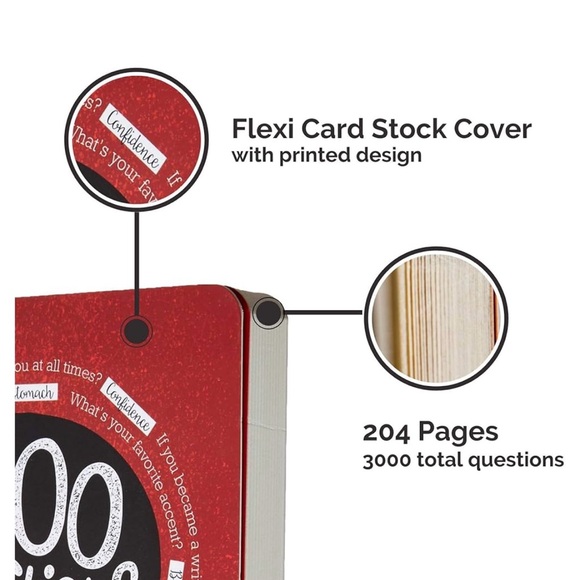 NWOT Piccadilly 3000 Questions About Me Journal - Picture 4 of 10